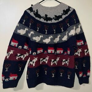 Women's Multicolor Patterned Sweater